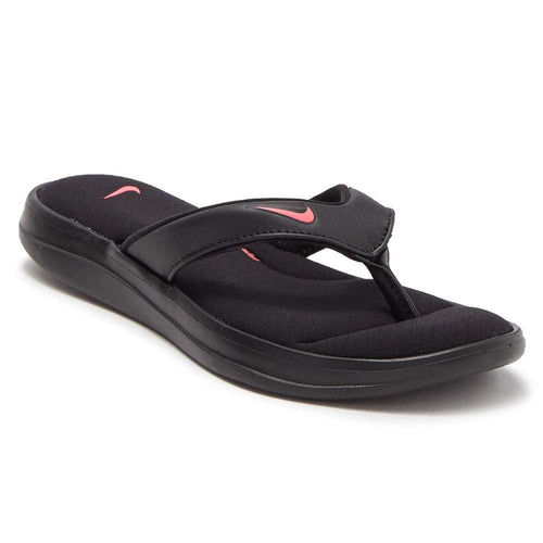 Nike Ultra Comfort 3 Women's Thong Slides (Black Pink)