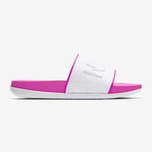 Women's Nike Offcourt Slides (Fire Pink/White)(BQ4632-602)