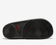 Men's Nike Offcourt Slides "BREDS" (Track Red Black)(BQ4639-600)
