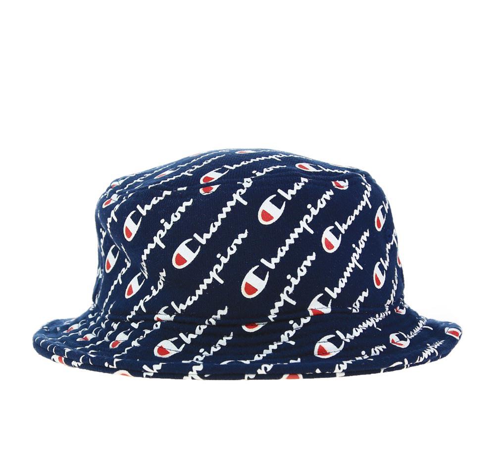 Champion All-over Reverse Weave Bucket Hat (Navy)
