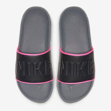 Women's Nike Offcourt Slides Icon Clash (Dark Grey/Pink Blast/Black)(BQ4632-004)