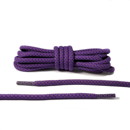 Purple 3M Reflective Rope Laces
