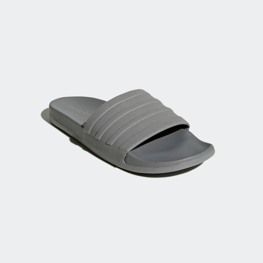 Adidas Cloudfoam Slides Adilette Cloudfoam Plus Mono Slippers Adilette  Cloudfoam Plus Mono Slides (Grey) � Trilogy Merch