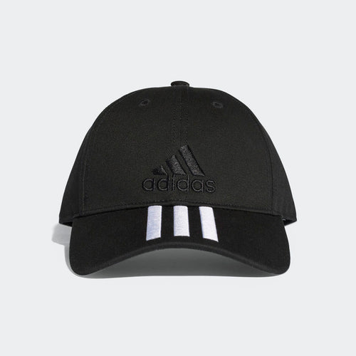 ADIDAS Six-Panel Classic 3-Stripes Cap (Black)