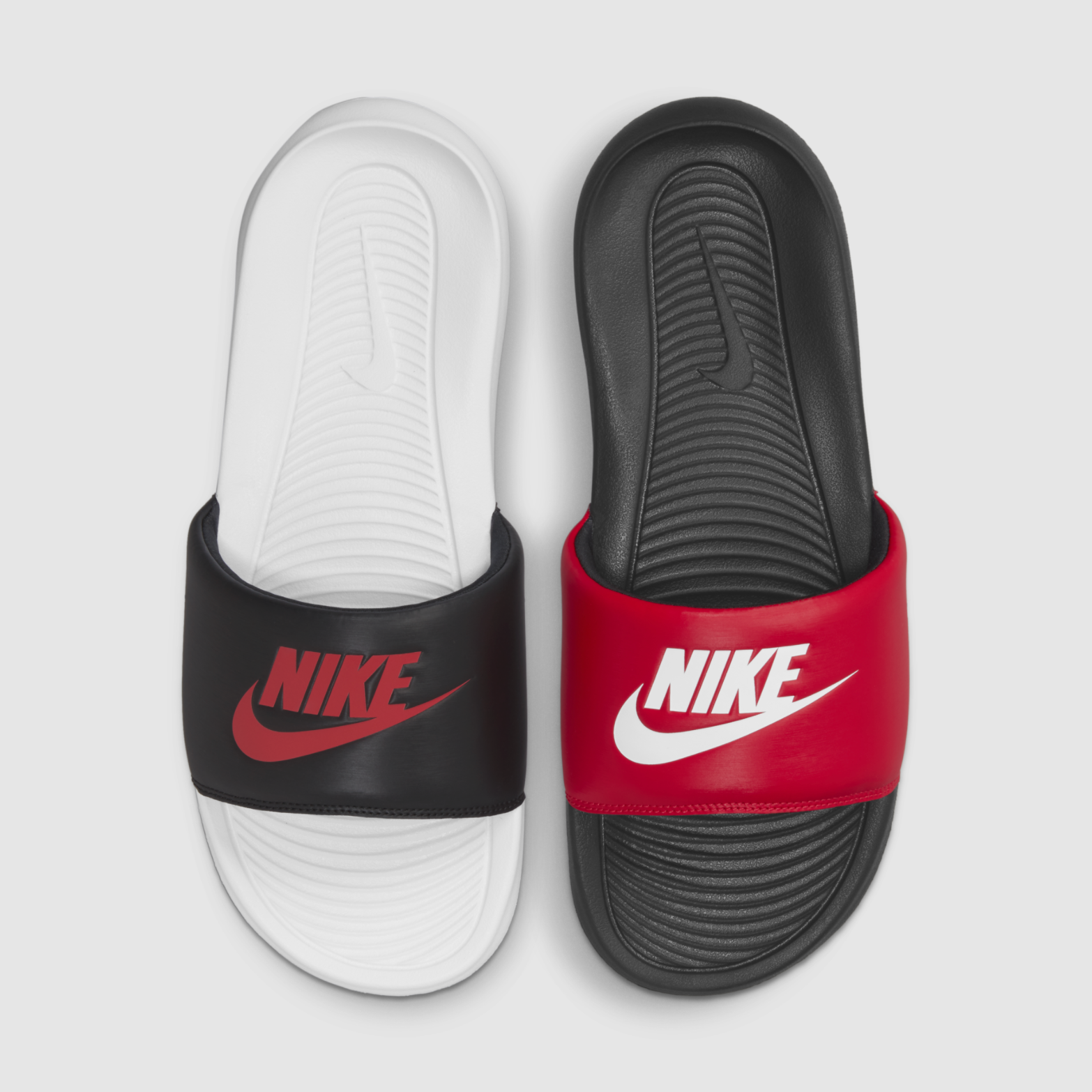 Men's Nike One "Breds Mismatch" Slides (White/Black/Red)(DD023 – Trilogy Merch PH