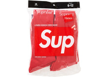 Supreme x Hanes Crew Socks (Red)