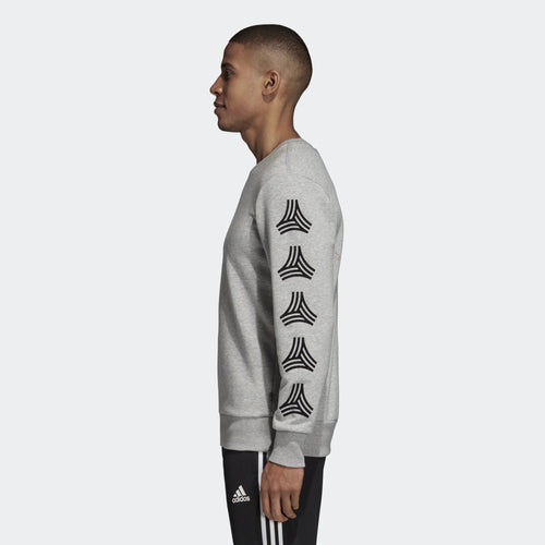 Adidas Tango Crew Sweatshirt (Grey)(asian size)