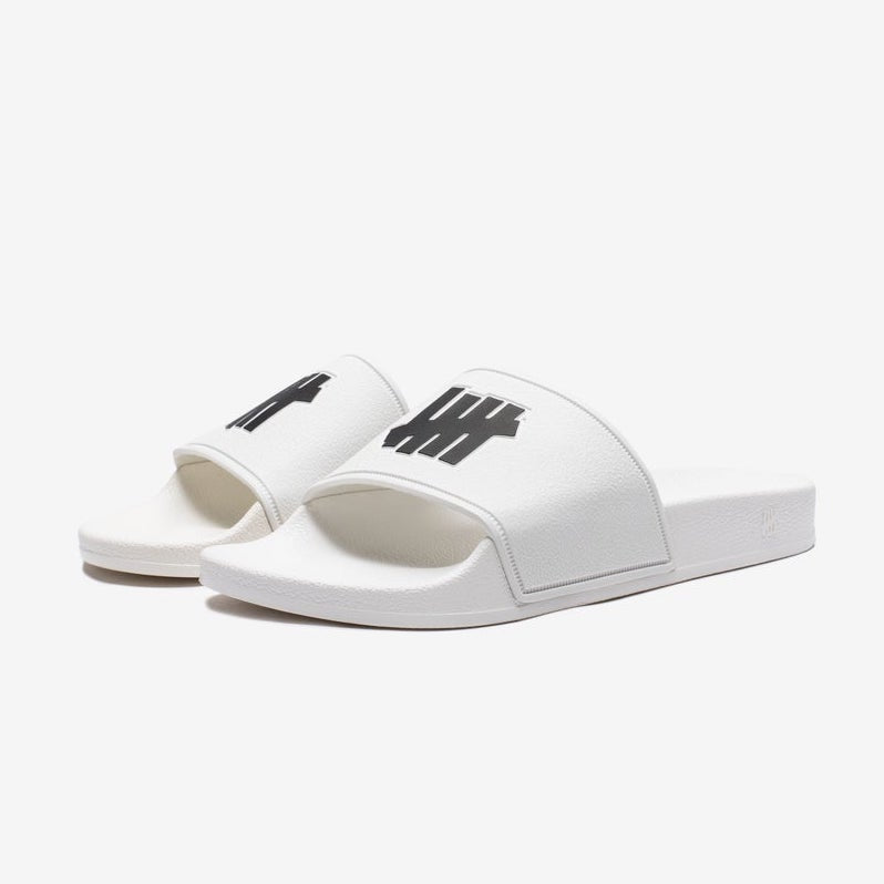 UNDEFEATED 5 Strike Slides (White/Black) – Trilogy Merch PH