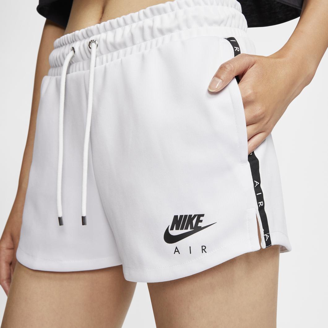 Women's Nike Air Classic Tapered Shorts (White)(CJ3135-100)