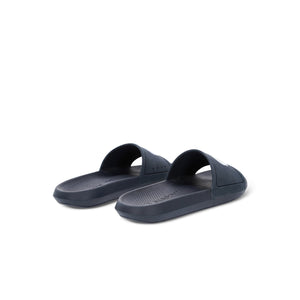 LACOSTE Men's Croco Slides (Navy / White)(7-37CMA0018-092)