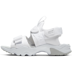 Women's Nike Canyon Sandals "Triple White" (White/Grey Fog)(CV5515-101)