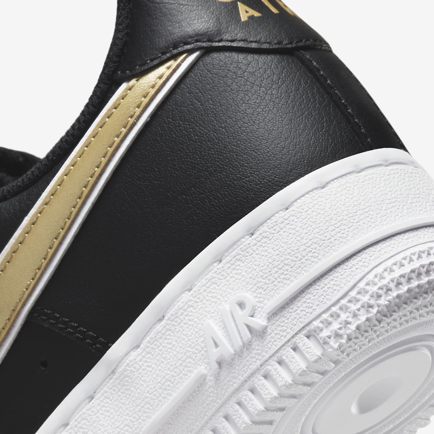 Nike wmns air force 1 outlet essential - black / metallic gold