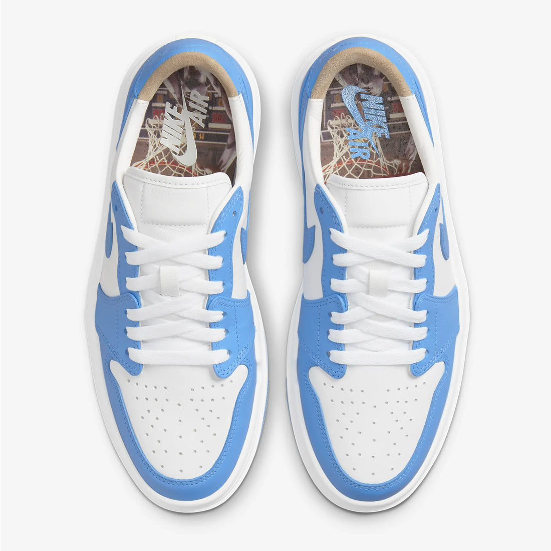 University Blue Blue And White Jordans Low Top Women's Air Jordan
