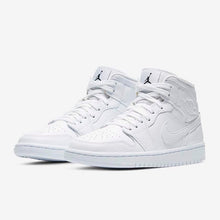 Women's Air Jordan 1 Mid "Triple White" Snakeskin (BQ6472-110)