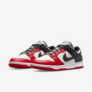 Women's / GS NBA x Nike Dunk Low "Chicago" 75th Anniversary (Black/White/Chile Red)(DO6288-100)
