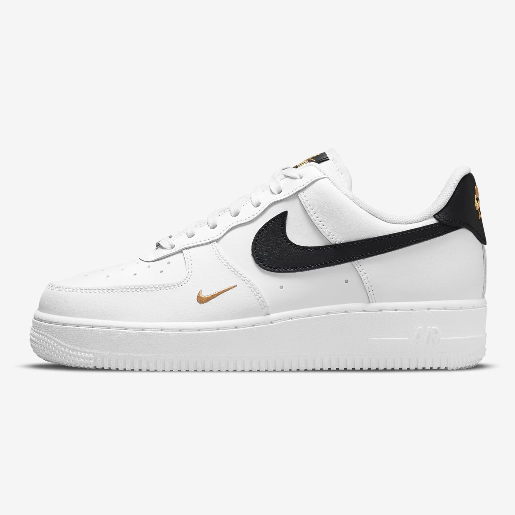 Women's Nike Air Force '07 Essential (White/Black/Metallic Gold