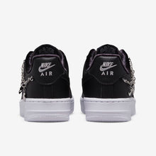 Women's Nike Air Force 1 LX "Black Pendant / Lucky Charm" (Black Metallic/Silver)(DD1525-001)