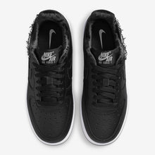 Women's Nike Air Force 1 LX "Black Pendant / Lucky Charm" (Black Metallic/Silver)(DD1525-001)