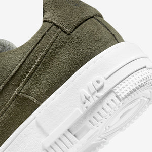 Women's Nike Air Force 1 Pixel "Green Suede" (Cargo Khaki/White/Black)(DQ5570-300)