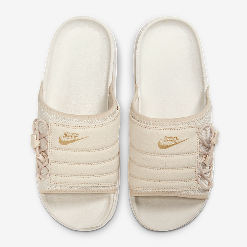 Nike slides with pearls shop