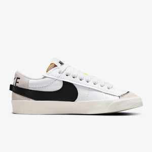 Women's Nike Blazer Low "Jumbo Swoosh" (White/Sail/Black)(DQ1470-101)