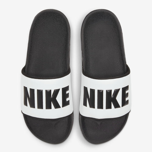 Women's Nike Chinelo Offcourt Icon Clash Slides (Black/White)(BQ4632-002)