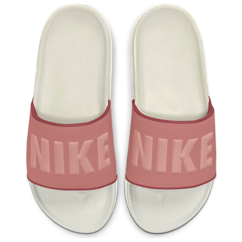 Women's Nike Chinelo Offcourt Slides (Canyon Rust/Sail/Rust Pink)(BQ4632-104)
