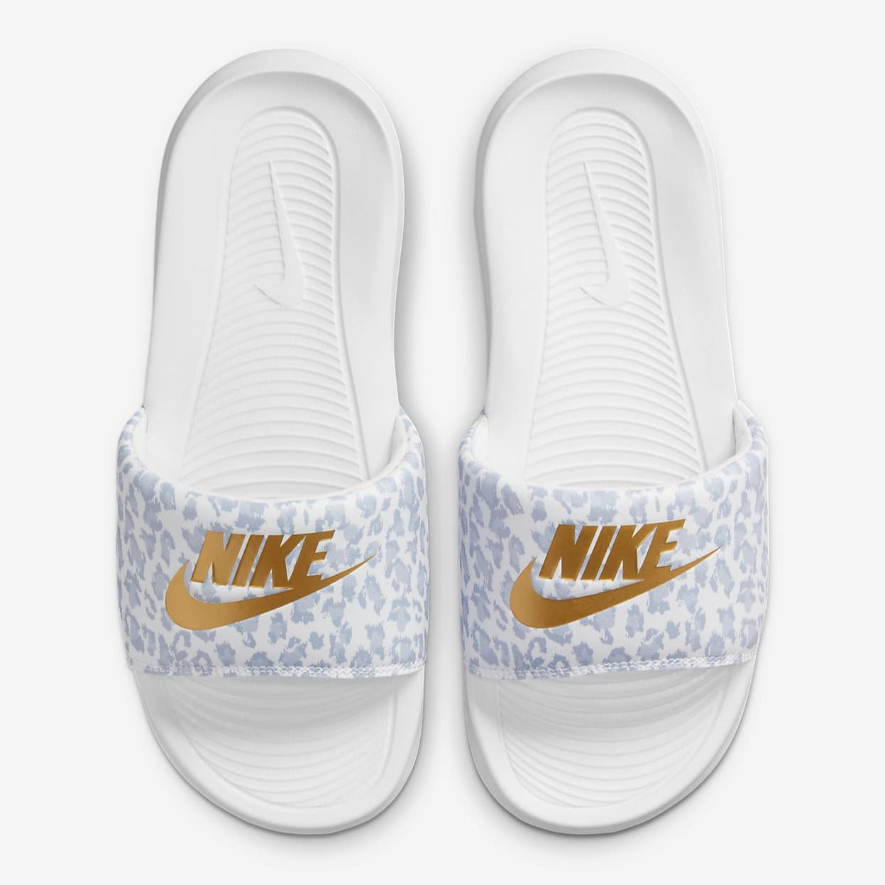 White nike outlet slides womens