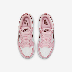 Younger Kids / PS Nike Dunk Low (Pink Foam/White/Dark Beetroot)(CW1588-601)