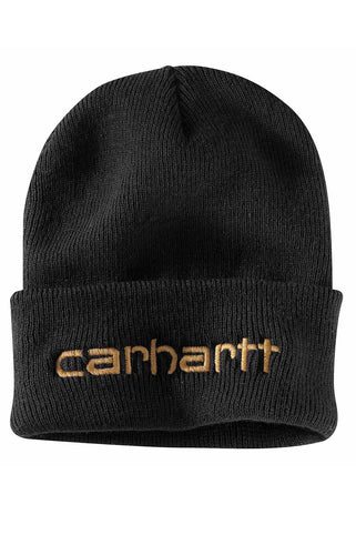 Carhartt Teller Hat Embroidered Logo (Black)