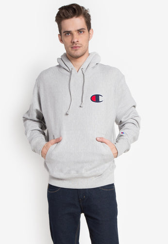 Champion Reverse Weave Classic Hoodie (Grey)(onhand)