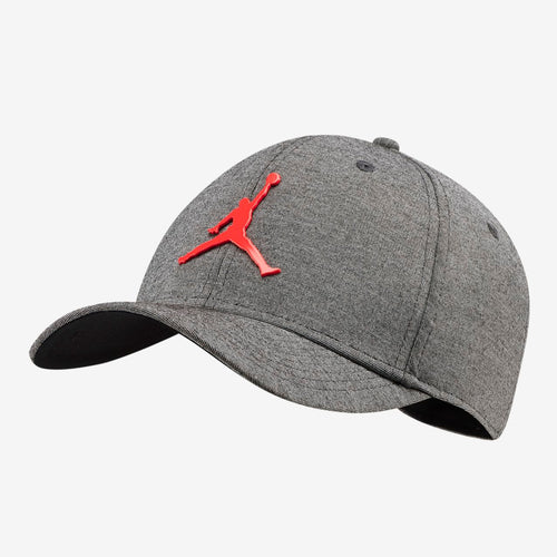 Air Jordan Classic99 Metal Logo Cap (Heather Grey/Infrared)(CT0014-010)