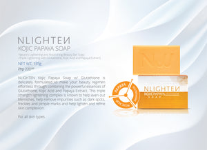 nlighten kojic papaya soap with glutathione review NLIGHTEN Kojic Papaya w/ Glutathione – Trilogy Merch PH