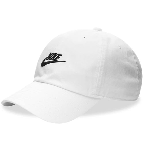 Nike Heritage 86 Futura Washed Cap (White/Black)(913011-100)