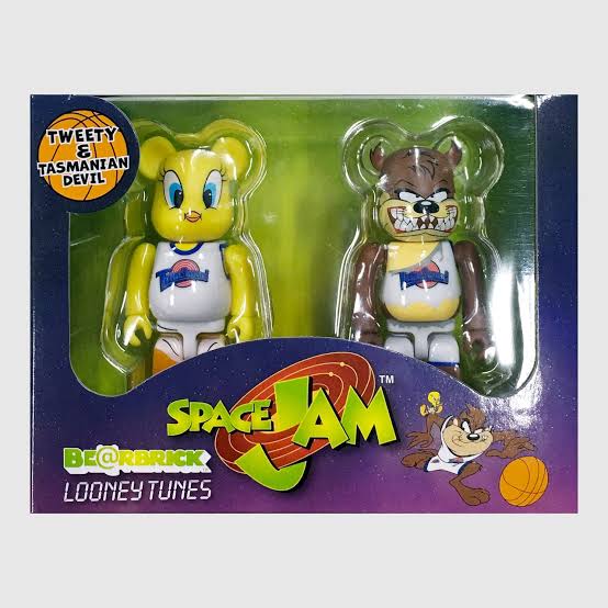 Bearbrick x Space Jam Tweety & Tasmanian Devil (100%) – Trilogy
