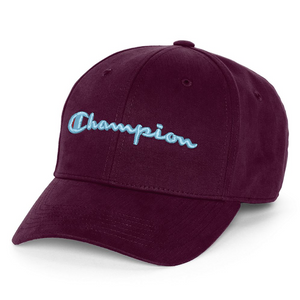 Champion Classic Twill Hat Leather Strap back (Venetian Purple)
